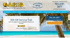 Desktop Screenshot of oasiscooling.com